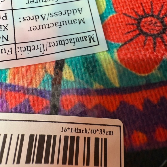 New Light Weight Colorful Floral Skeleton - Dios de Los Muertos Tote Bag - Picture 6 of 7